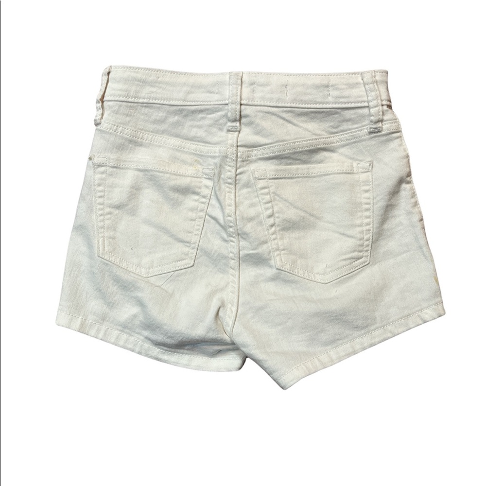 Wild Fable High Rise Shorts Highest Rise White Shorts Size 0 25R Pre Owned - Picture 2 of 10